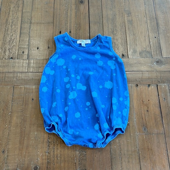 Joah love blue splatter romper - Picture 1 of 7